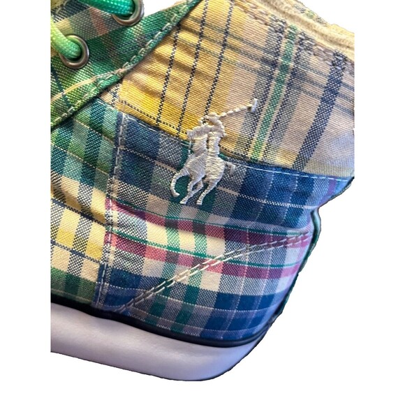 Rare Polo By Ralph Lauren Brisbane Multicolor Sneakers 6 Men’s 8 Women’s - Picture 6 of 15
